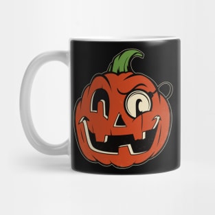 Retro Halloween Pumpkin Mug